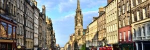 Historic Royal Mile in Edinburgh