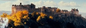 Edinburgh Castle in Scotland