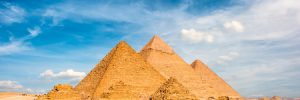 Pyramids of Giza in Egypt