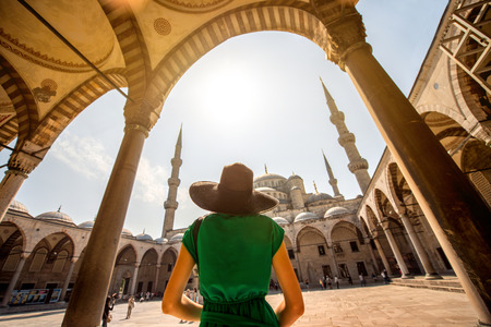 Woman Traveling in Turkey